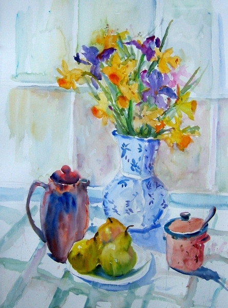 Daffodils and Pears
